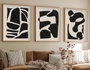 Wallity Huhu201 - Set de 3 Pinturas Decorativas en MDF de 35 x 50 cm